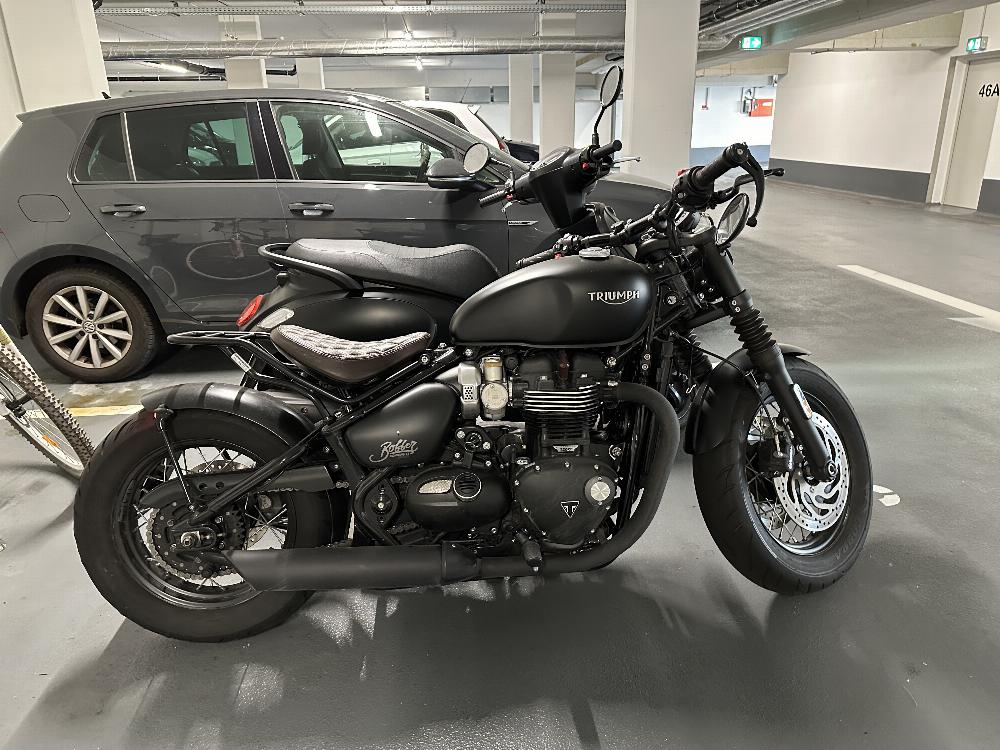 Motorrad verkaufen Triumph Bonneville Bobber Black Ankauf